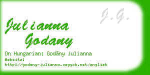 julianna godany business card